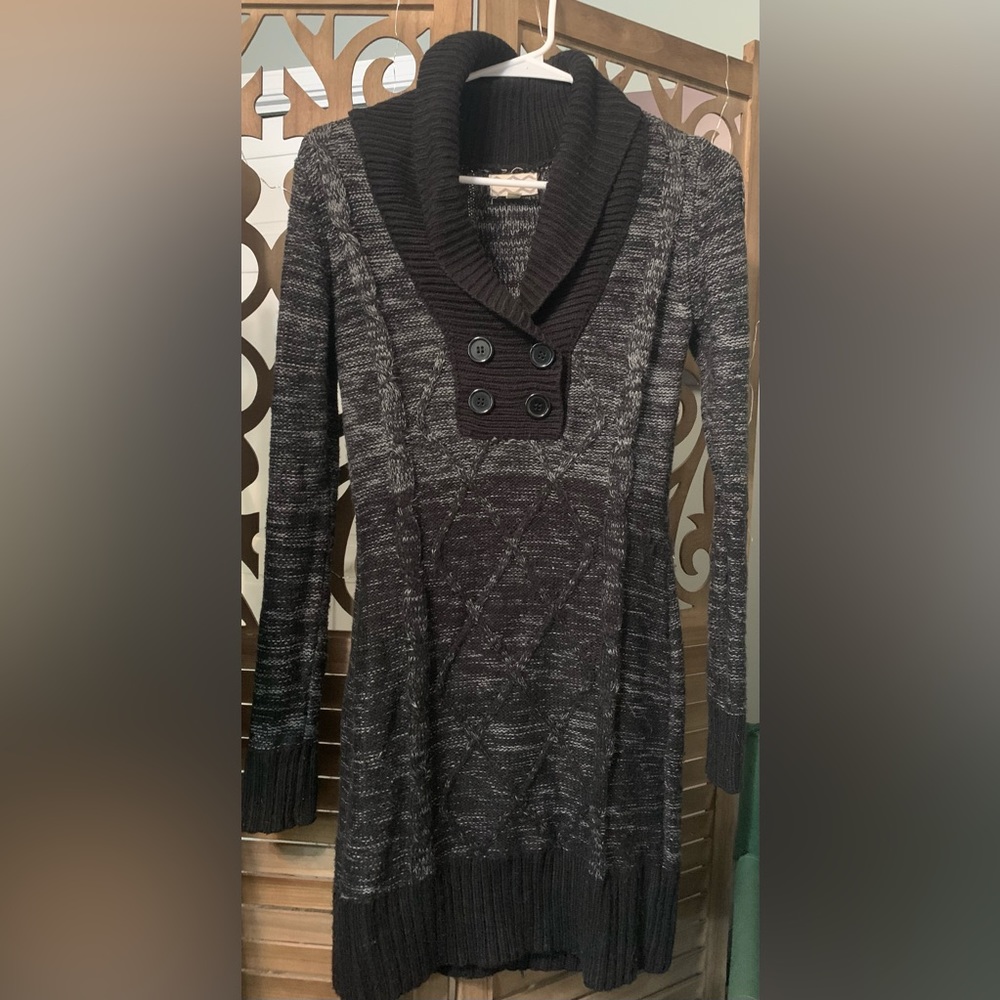 Long sleeve sweater dress